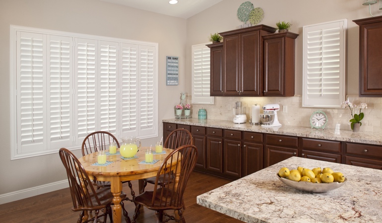 Polywood Shutters in Fort Lauderdale kitchen